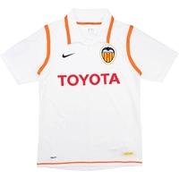 2007-08 Valencia Home Shirt (Very Good) XL.Boys