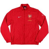 2009-10 Arsenal Nike Woven Warm-Up Jacket (Excellent) M.Boys