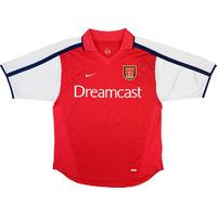 2000 02 arsenal home shirt very good xl