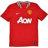 2011-12 Manchester United Home Shirt (Very Good) L