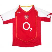 2004-05 Arsenal Home Shirt (Good) M.Boys