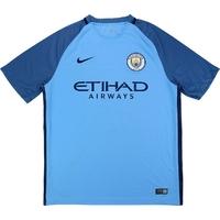 2016-17 Manchester City Home Shirt (Excellent) XL