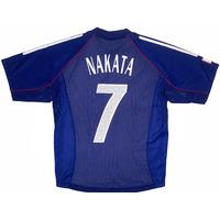 2002-04 Japan Player Issue Home Shirt Nakata #7 L