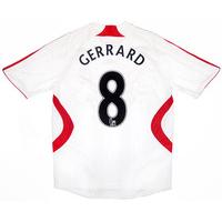 2007-08 Liverpool Away Shirt Gerrard #8 *w/Tags* XL