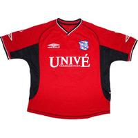 2001 02 heerenveen match issue away shirt 33