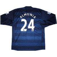 2007 08 arsenal player issue gk shirt almunia 24 3xl