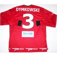 2008-09 Odra Wodzislaw Match Issue L/S Home Shirt Dymkowski #3