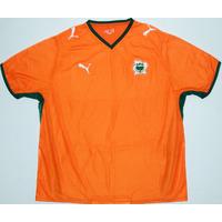 2007 09 ivory coast home shirt xl