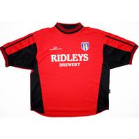 2001-02 Colchester Away Shirt XL