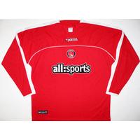 2003 05 charlton ls home shirt as new xl