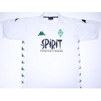 2002 03 werder bremen away shirt xs