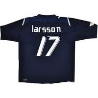 2009 Helsingborgs Away L/S Shirt Larsson #17 (Excellent) XL