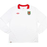 2010-11 Wales Away L/S Shirt (Excellent) L