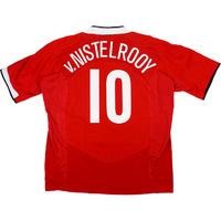 2004-06 Manchester United European Home Shirt v.Nistelrooy #10 *w/Tags* 3XL