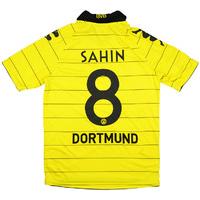 2010-11 Dortmund Match Issue Home Shirt Sahin #8