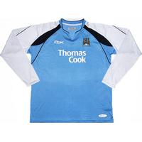 2006-07 Manchester City L/S Home Shirt (Very Good) S