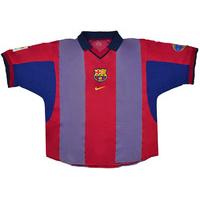 2000-01 Barcelona Home Shirt (Fair) XL