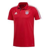 2017-2018 Bayern Munich Adidas Polo Shirt (Red)