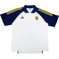 2002-03 Sweden Adidas Polo Shirt (Excellent) L/XL