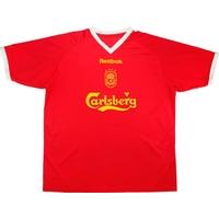 2001 03 liverpool european shirt very good xl