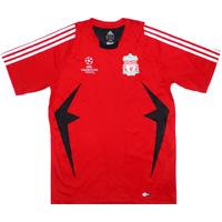 2007-08 Liverpool Adidas CL Training Shirt (Excellent) L