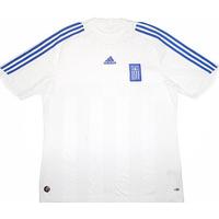 2008-09 Greece Away Shirt (Excellent) XL