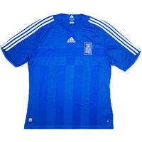 2008-10 Greece Home Shirt (Very Good) L