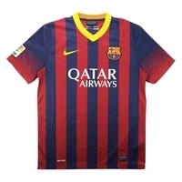 2013 14 barcelona home shirt excellent m