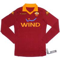 2012-13 Roma Home L/S Shirt *BNIB* XS