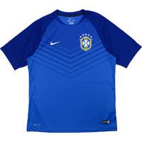 2014 15 brazil nike pre match training shirt l