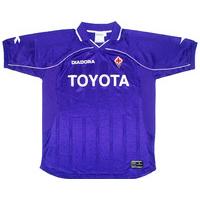 2000 01 fiorentina home shirt very good l