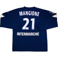 2005 06 dijon fco match issue home ls shirt mangione 21