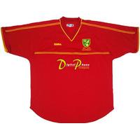 2001-02 Norwich Centenary Away Shirt (Excellent) L
