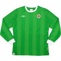 2010-12 Northern Ireland Home L/S Shirt (Excellent) L