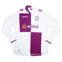 2013-14 Aston Villa Away L/S Shirt (Excellent) XXL