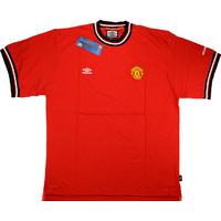 2000 01 manchester united umbro training tee bnib