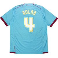 2011 12 west ham away shirt nolan 4 excellent xl