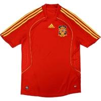 2007-09 Spain Home Shirt (Very Good) L