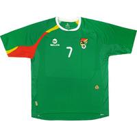 2011 Bolivia Match Issue Home Shirt #7