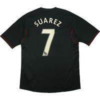 2011-12 Liverpool Away Shirt Suarez #7 (Very Good) L