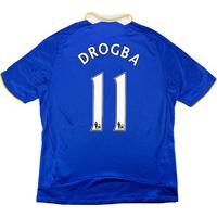 2008 09 chelsea home shirt drogba 11 wtags xl