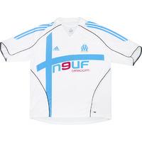 2005 06 olympique marseille home shirt mint l