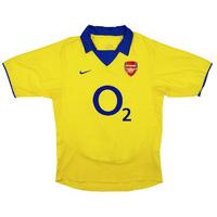 2003 05 arsenal away shirt excellent s