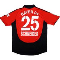 2007-08 Bayer Leverkusen Home Shirt Schneider #25 XL