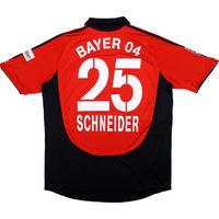 2007 08 bayer leverkusen home shirt schneider 25 xl