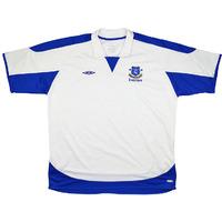 2004 05 everton umbro training shirt excellent xxl