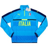 2016 17 italy puma 12 zip training top bnib