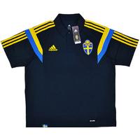 2014-15 Sweden Adidas Polo T-shirt *BNIB*