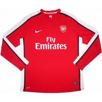 2008-10 Arsenal Home L/S Shirt (Good) XL