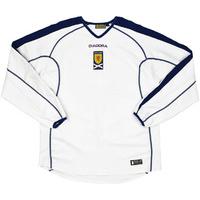 2003-05 Scotland Away L/S Shirt (Good) L